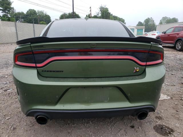 2C3CDXGJ9KH742537 - 2019 DODGE CHARGER SCAT PACK GREEN photo 6