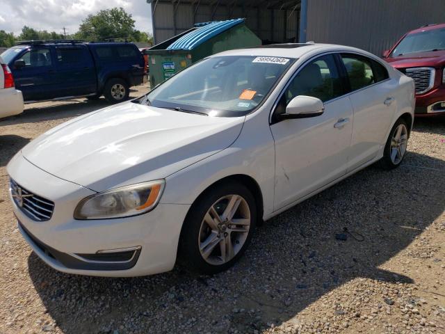 YV140MFK9F2352762 - 2015 VOLVO S60 PREMIER WHITE photo 1