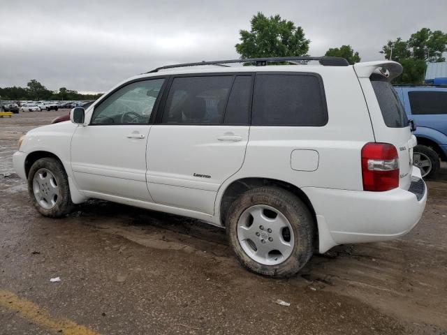 JTEEP21A260186455 - 2006 TOYOTA HIGHLANDER LIMITED WHITE photo 2