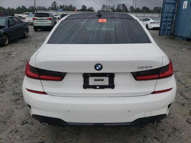 WBA5R1C52KAK06665 - 2019 BMW 330I WHITE photo 6
