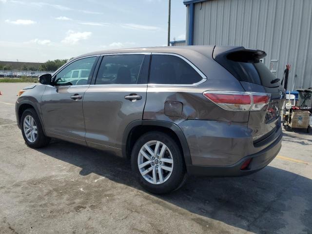 5TDZARFH9GS023189 - 2016 TOYOTA HIGHLANDER LE GRAY photo 2