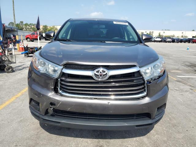 5TDZARFH9GS023189 - 2016 TOYOTA HIGHLANDER LE GRAY photo 5