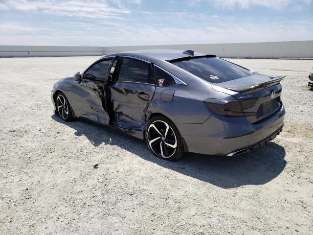 1HGCV1F30JA099518 - 2018 HONDA ACCORD SPORT GRAY photo 2