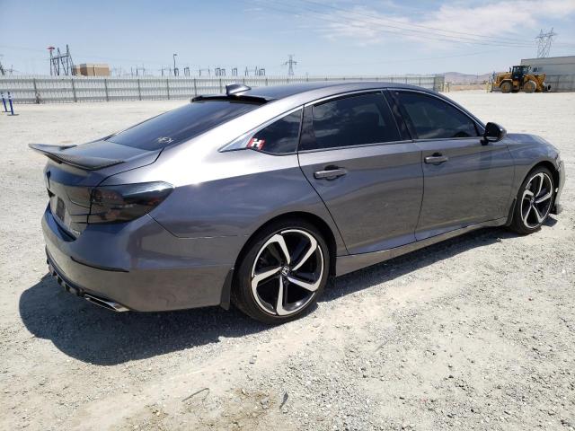 1HGCV1F30JA099518 - 2018 HONDA ACCORD SPORT GRAY photo 3