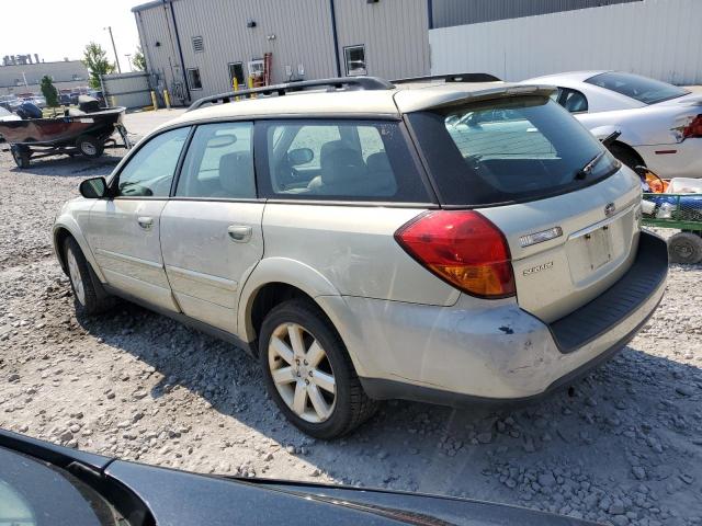 4S4BP62C467336521 - 2006 SUBARU LEGACY OUTBACK 2.5I LIMITED CREAM photo 2