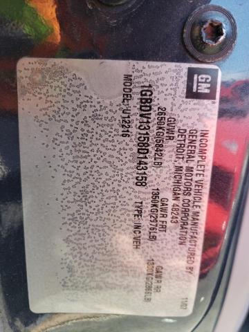 1GBDV13158D143158 - 2008 CHEVROLET UPLANDER INCOMPLETE 青色 照片 13