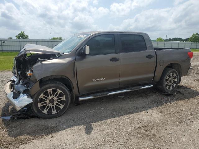 5TFEM5F12CX046593 - 2012 TOYOTA TUNDRA CREWMAX SR5 GRAY photo 1