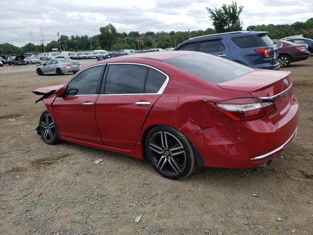 1HGCR2F18HA205913 - 2017 HONDA ACCORD SPORT SPECIAL EDITION RED photo 2