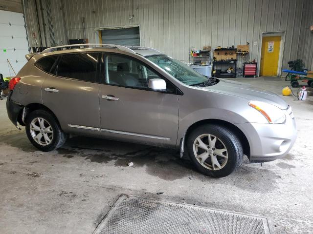 JN8AS5MV2BW663690 - 2011 NISSAN ROGUE S GRAY photo 4