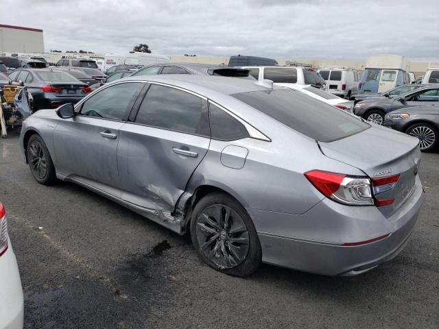 1HGCV3F46LA012678 - 2020 HONDA ACCORD HYBRID EX SILVER photo 2