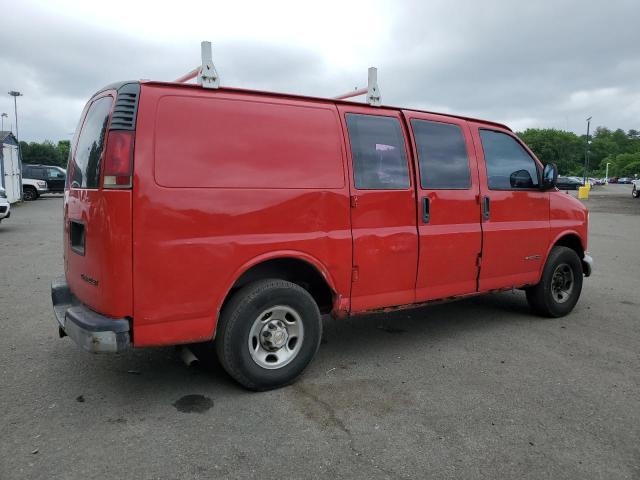 1GCGG25R9Y1215041 - 2000 CHEVROLET EXPRESS G2 RED photo 3