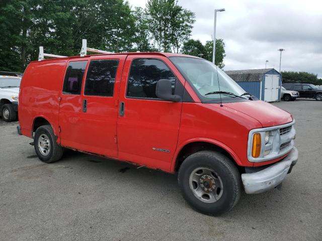 1GCGG25R9Y1215041 - 2000 CHEVROLET EXPRESS G2 RED photo 4