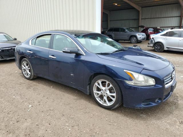 1N4AA5APXEC450177 - 2014 NISSAN MAXIMA S BLUE photo 4