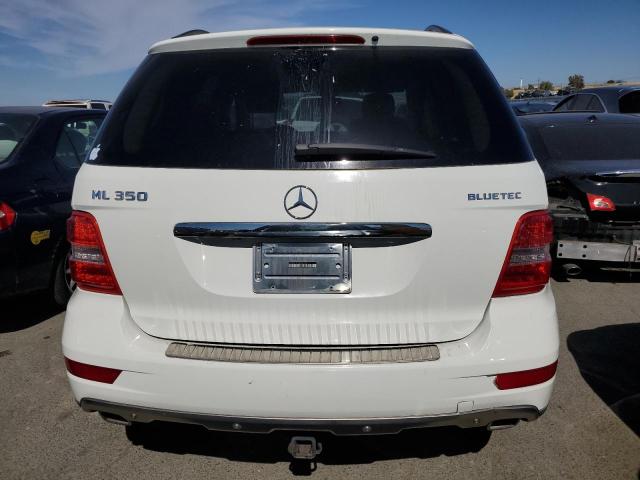 4JGBB2FB2AA606284 - 2010 MERCEDES-BENZ ML 350 BLUETEC WHITE photo 6