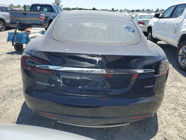 5YJSA1DP7DFP18297 - 2013 TESLA MODEL S BLACK photo 6