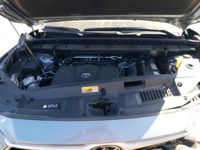 5TDHZRAH5NS132404 - 2022 TOYOTA HIGHLANDER XLE Turquesa foto 12