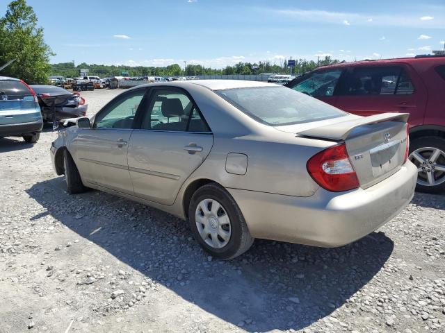 4T1BE32K14U309755 - 2004 TOYOTA CAMRY LE GOLD photo 2