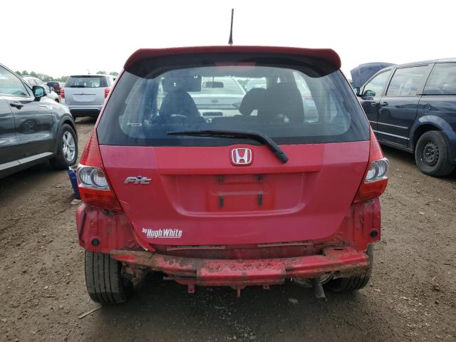 JHMGD38657S018021 - 2007 HONDA FIT S 红色 照片 6