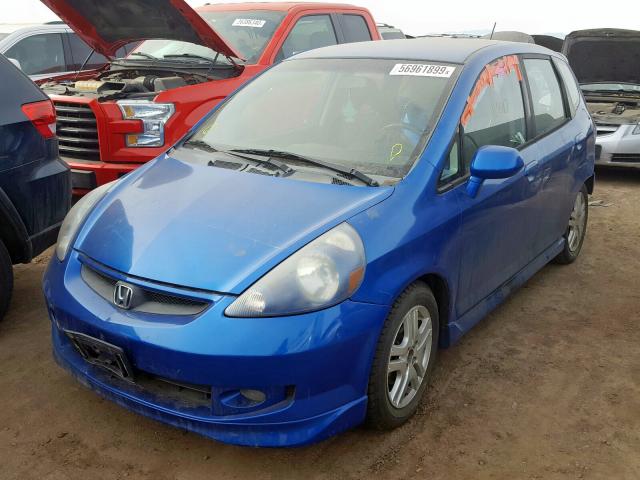 JHMGD37617S063958 - 2007 HONDA FIT S  photo 2