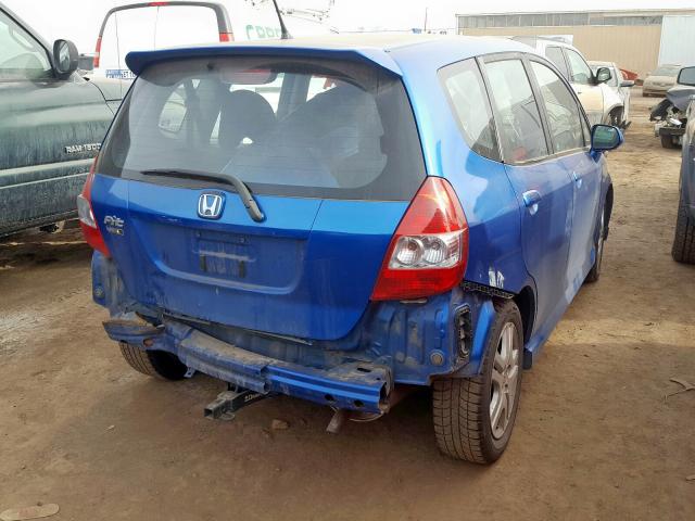 JHMGD37617S063958 - 2007 HONDA FIT S  photo 4