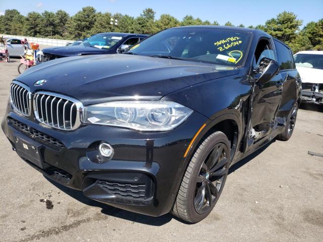5UXKU6C56J0Z66540 - 2018 BMW X6 XDRIVE50I შავი ფოტო 2