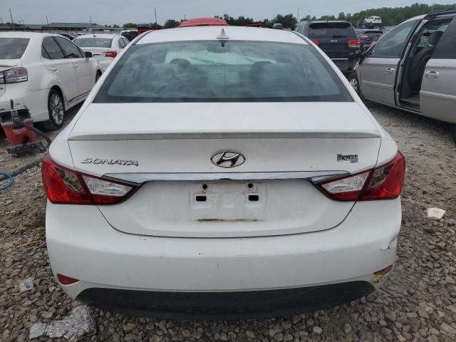 5NPEB4AC5EH885239 - 2014 HYUNDAI SONATA GLS WHITE photo 6