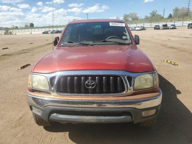 5TEGM92N63Z182744 - 2003 TOYOTA TACOMA DOUBLE CAB PRERUNNER RED photo 5
