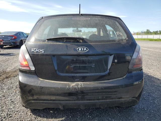 KNADH5B33B6836123 - 2011 KIA RIO BASE BLACK photo 6