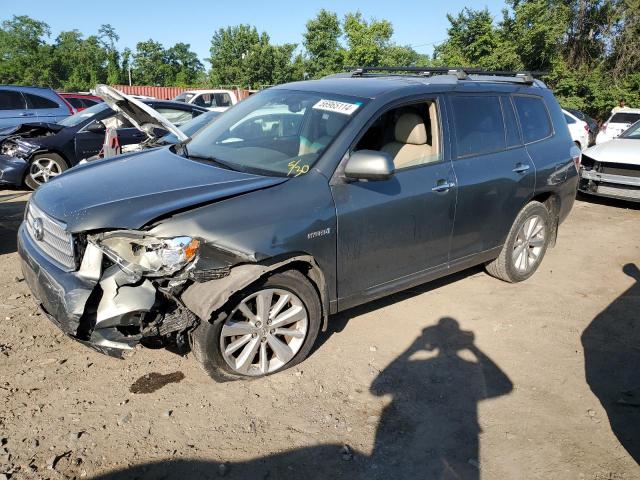 JTEEW44A282020700 - 2008 TOYOTA HIGHLANDER HYBRID LIMITED GREEN photo 1