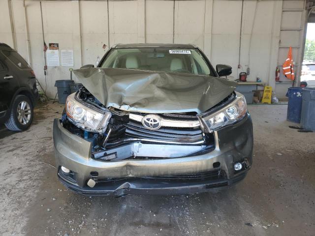 5TDJKRFH9FS116903 - 2015 TOYOTA HIGHLANDER XLE GREEN photo 5