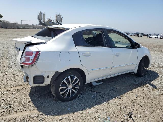 3N1AB6AP6CL770341 - 2012 NISSAN SENTRA 2.0 WHITE photo 3