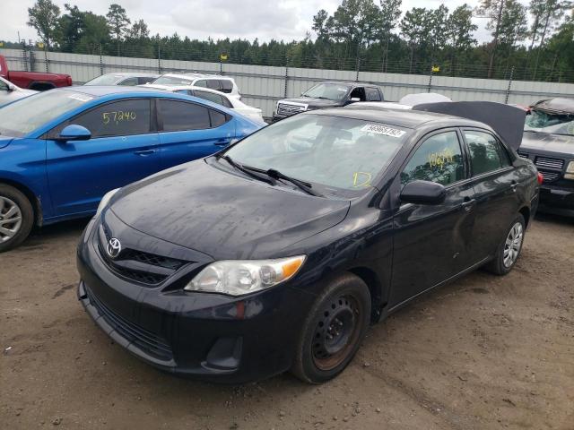 2T1BU4EE0CC872634 - 2012 TOYOTA COROLLA BASE BLACK photo 2