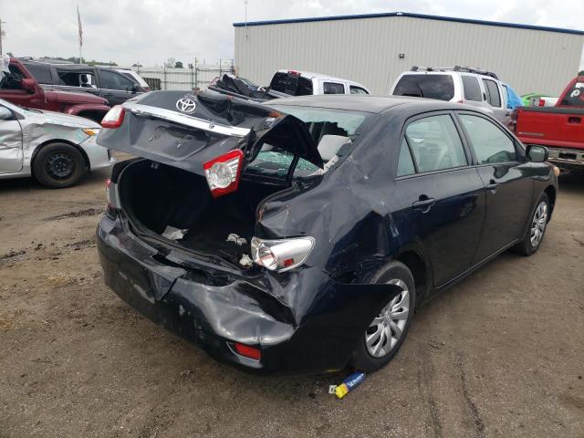 2T1BU4EE0CC872634 - 2012 TOYOTA COROLLA BASE BLACK photo 4