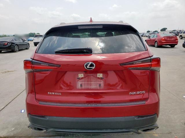 JTJDARBZ3M5032056 - 2021 LEXUS NX 300 BASE RED photo 6