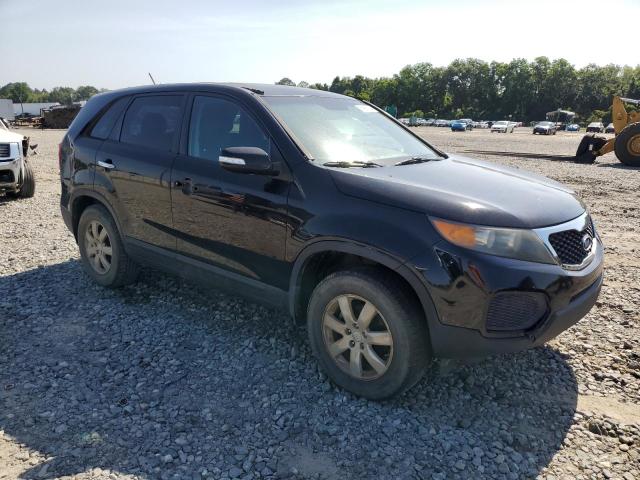 5XYKT3A10BG131452 - 2011 KIA SORENTO BASE BLACK photo 4