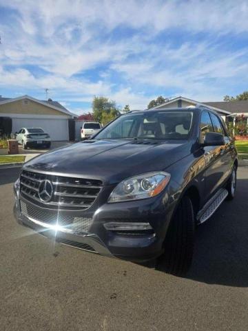 4JGDA5HBXCA021904 - 2012 MERCEDES-BENZ ML 350 4MATIC BLUE photo 2