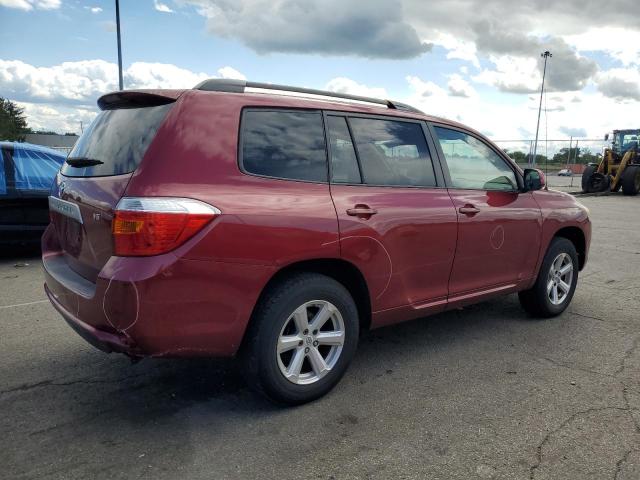 JTEDS41A482000234 - 2008 TOYOTA HIGHLANDER RED photo 3