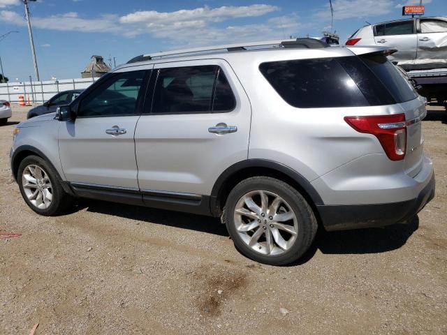 1FM5K8F83DGB99615 - 2013 FORD EXPLORER LIMITED SILVER photo 2