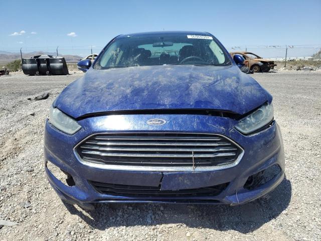 3FA6P0H74GR134324 - 2016 FORD FUSION SE BLUE photo 5