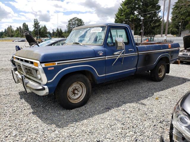 F25JUX81570 - 1977 FORD PICKUP BLUE photo 1