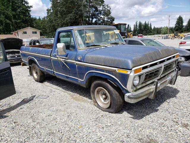 F25JUX81570 - 1977 FORD PICKUP BLUE photo 4