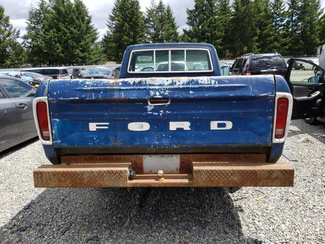 F25JUX81570 - 1977 FORD PICKUP BLUE photo 6