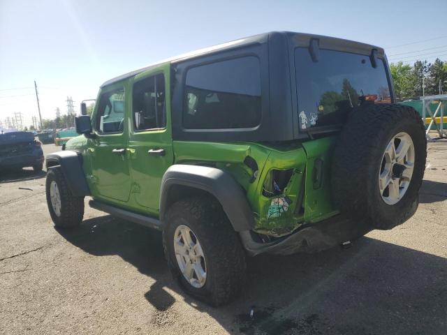 1C4HJXDG2KW545973 - 2019 JEEP WRANGLER U SPORT Жасыл фото 2