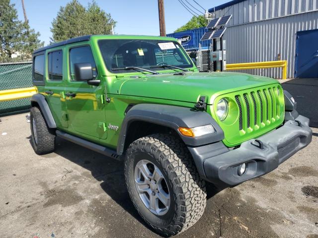 1C4HJXDG2KW545973 - 2019 JEEP WRANGLER U SPORT Жасыл фото 4