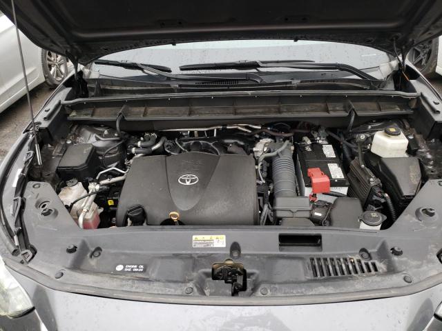 5TDHZRBH7NS232163 - 2022 TOYOTA HIGHLANDER XLE GRAY photo 12