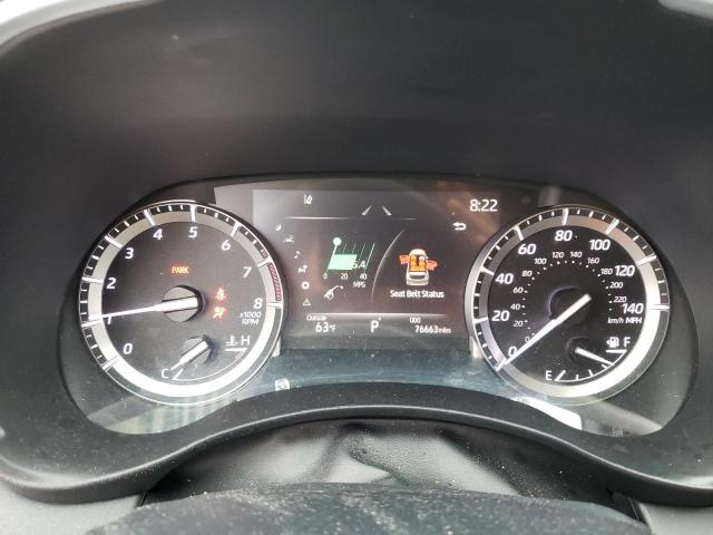 5TDHZRBH7NS232163 - 2022 TOYOTA HIGHLANDER XLE GRAY photo 9