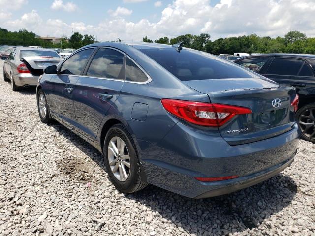 5NPE24AF9FH203636 - 2015 HYUNDAI SONATA SE BLUE photo 2