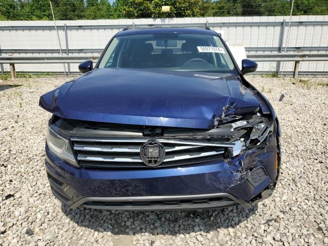 3VV1B7AX2MM034559 - 2021 VOLKSWAGEN TIGUAN S BLUE photo 5