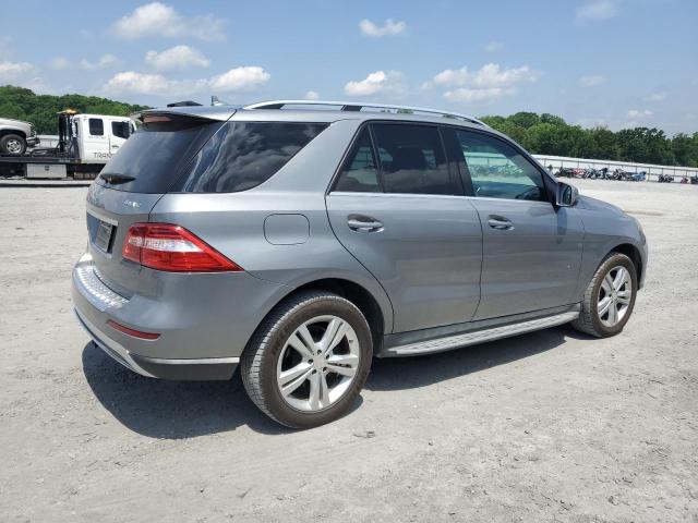 4JGDA5HB0EA286351 - 2014 MERCEDES-BENZ ML 350 4MATIC SILVER photo 3