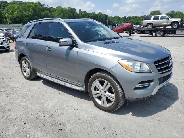 4JGDA5HB0EA286351 - 2014 MERCEDES-BENZ ML 350 4MATIC SILVER photo 4